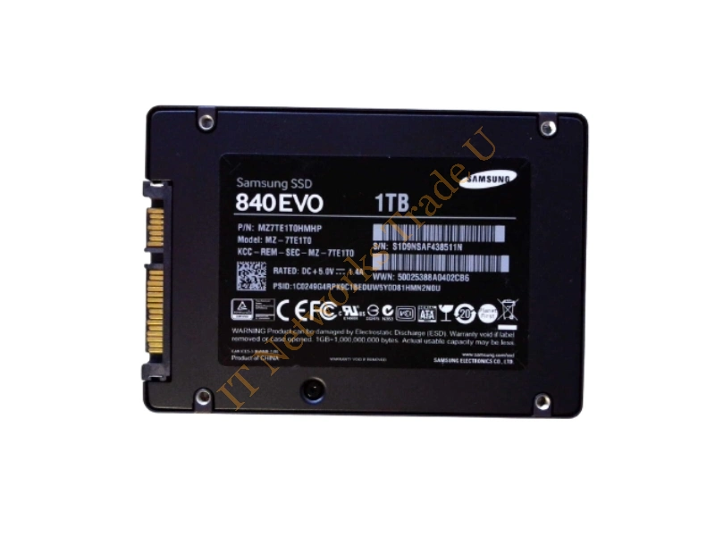 MZ7TE1T0 Samsung 840 EVO Series 1TB Triple-Level Cell (TLC) SATA 6Gb/s 2.5-inch Solid State Drive SSD Storage