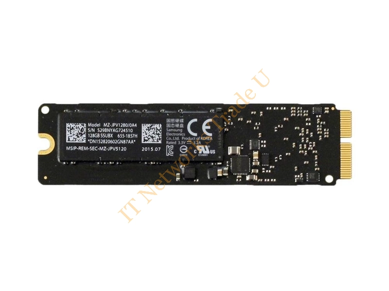 MZJPV1280 Samsung 128GB Multi-Level Cell (MLC) PCI Express 3.0 x4 M.2 2280 Solid State Drive for MacBook SSD Storage