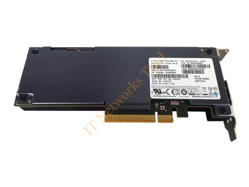 MZPLK3T2HCJL-000U4 Samsung PM1725 Series 3.2TB TLC PCI Express 3.0 x8 NVMe HH-HL Add-in Card Solid State Drive SSD Storage