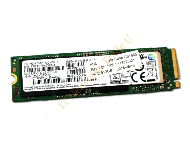 MZVLB512HAJQ Samsung PM981 512GB M.2 PCI-Express 3.0 X4 NVMe Solid State Drive SSD Storage