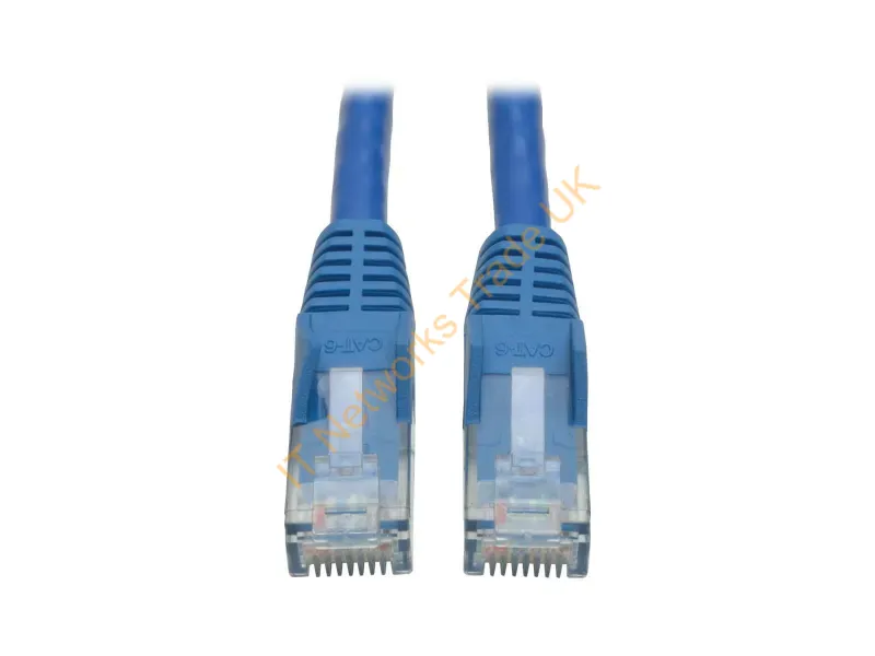 N201-003-BL50BP - Tripp Lite N201-003-BL50BP Cat6 Gigabit Snagless Molded (UTP) Ethernet Cable (RJ45 M/M), PoE, Blue, 3 ft. (0.91 m), 50-Piece Bulk Pack