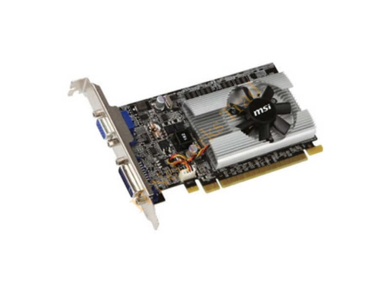 N210-MD512 MSI GeForce 210 512MB DDR2 64-Bit PCI Express x16 2.0 HDCP Ready Low Profile Video Graphics Card