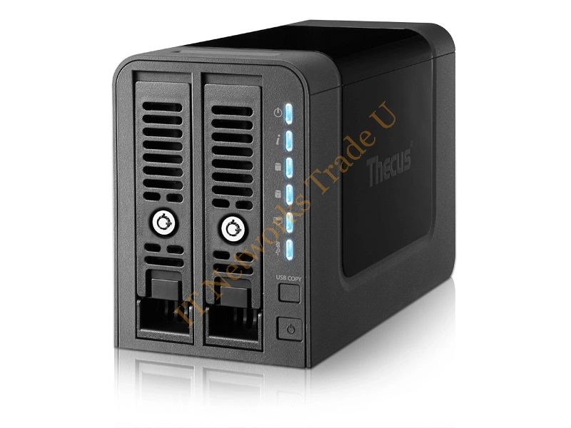 N2350 - Thecus N2350 NAS Tower Ethernet LAN Black storage server NAS Servers