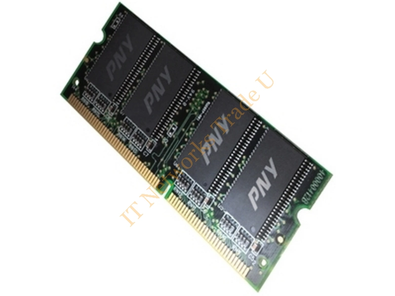 N256D21OPT PNY 256MB DDR-266MHz PC2100 non-ECC Unbuffered CL2.5 200-Pin SoDimm Memory Module Laptop Memory