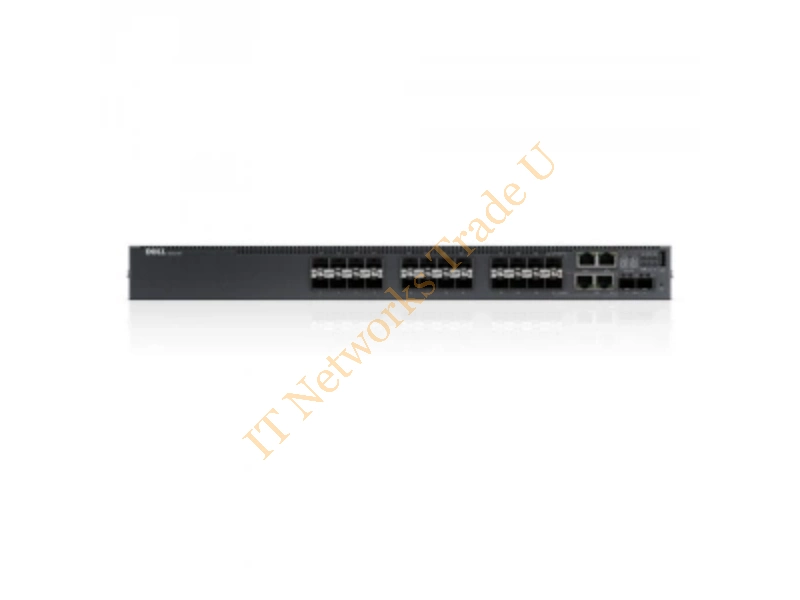 N3024F Dell PowerConnect N3024F 24-Ports 2 X SFP+ Layer 3 Managed Gigabit Ethernet Networking Switch