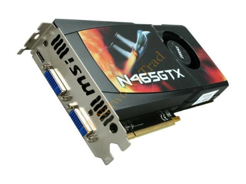 N465GTX-M2D1G MSI nVidia GeForce GTX465 1GB GDDR5 PCI Express 2.0 x16 Video Graphics Card