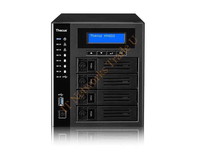 N4810 - Thecus N4810 NAS Desktop Ethernet LAN Black storage server NAS Servers