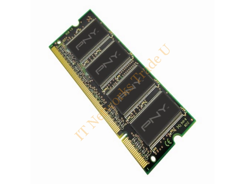 N512D32OPT PNY Optima 512MB DDR-400MHz PC3200 non-ECC Unbuffered CL3 200-Pin SoDimm Memory Module Laptop Memory