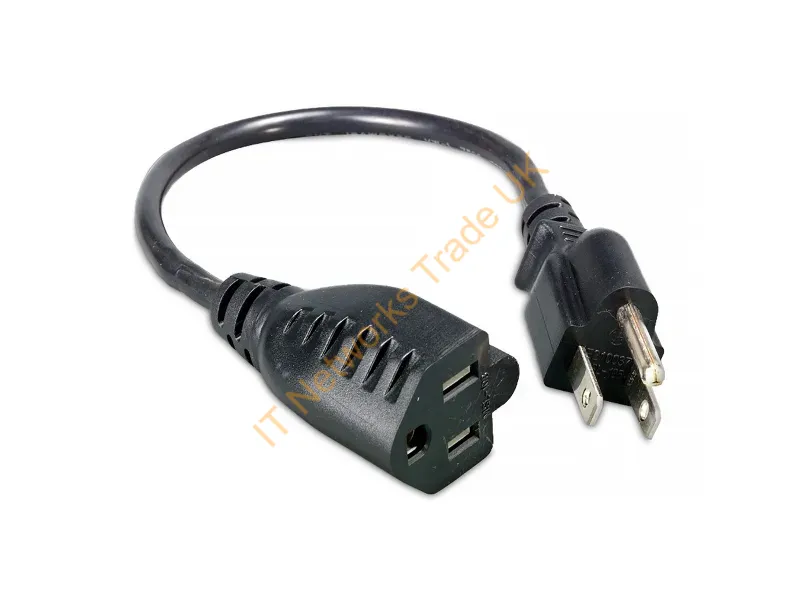 N515P-N515R-25F-ENC - Enet Components N515P-N515R-25F-Enc Power Cable Black 299.2" (7.6 M) Nema 5-15P Nema 5-15R