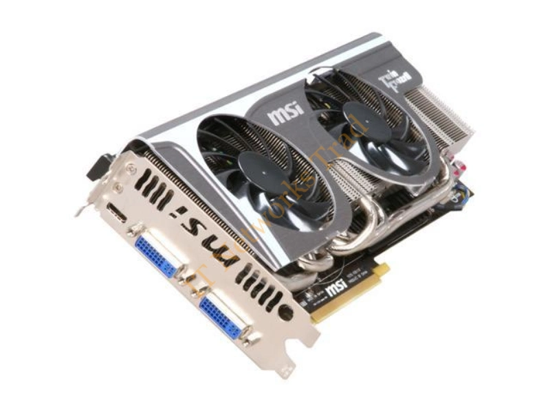 N580GTX-M2D15D5OC MSI GeForce 580GTX 1.5GB GDDR5 384-Bit PCI 2DVI Mini HDMI Video Graphics Card