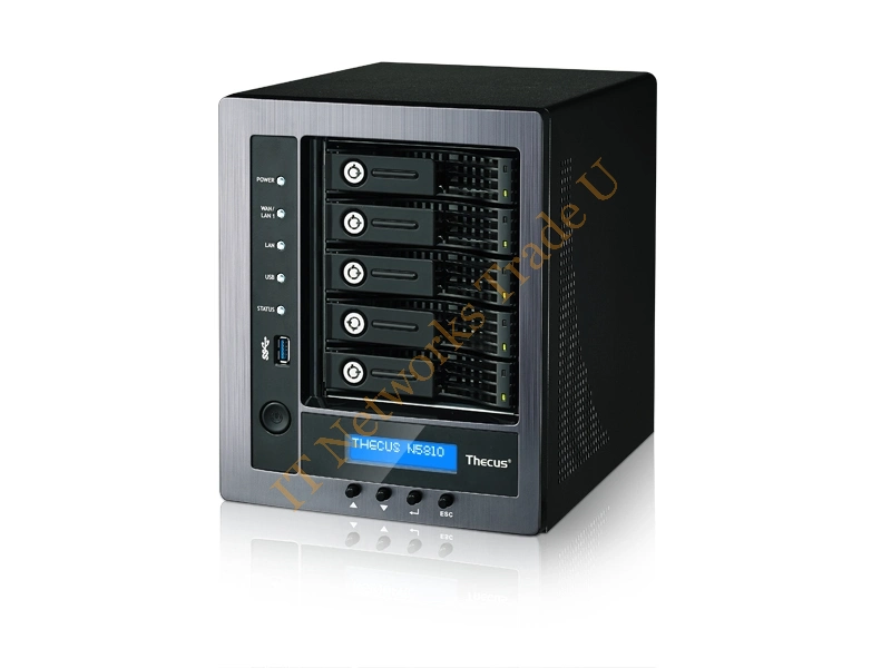 N5810 - Thecus N5810 NAS Desktop Ethernet LAN Black storage server NAS Servers