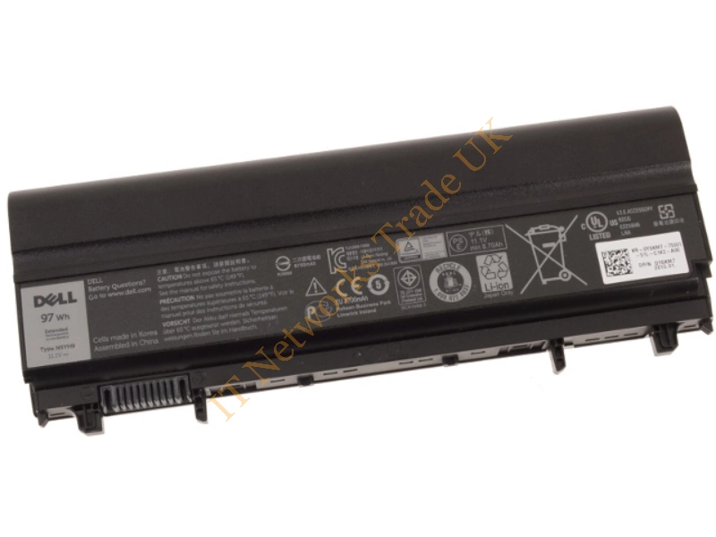 N5YH9 Dell 9-Cell 97Wh 11.1V Li-Ion Battery for Latitude E5440 / E5540 Laptop Battery