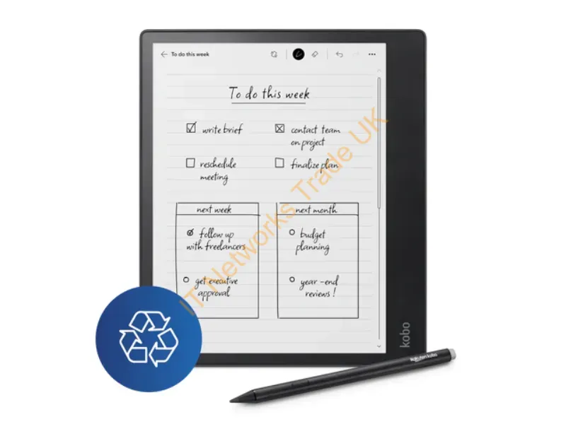 N605-KU-BK-K-BU - Rakuten Kobo Elipsa 2E e-book reader Touchscreen 32 GB Wi-Fi Black