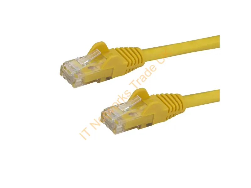 N6PATCH10YL Startech 10ft Yellow Snagless Cat6 UTP Patch Cable Network Ethernet Cable