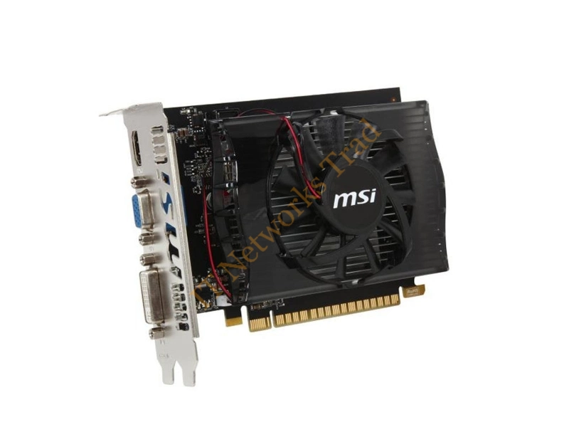 N7302GD3 MSI GeForce GT 730 2GB 128-Bit DDR3 PCI Express 2.0 D-SUB DVI HDMI HDCP Ready Video Graphics Card