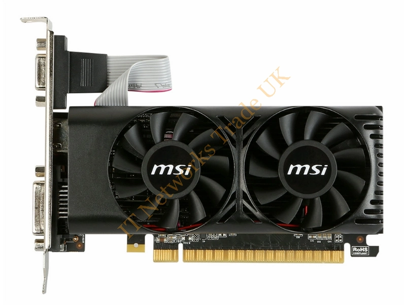 N750TI-2GD5TLP MSI nVidia GeForce GTX 750 Ti 2GB GDDR5 128-Bit PCI Express 3.0 Video Graphics Card