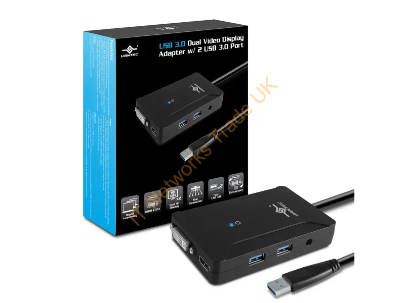 NBV-320U3 - Vantec Nbv-320U3 Usb Graphics Adapter Black