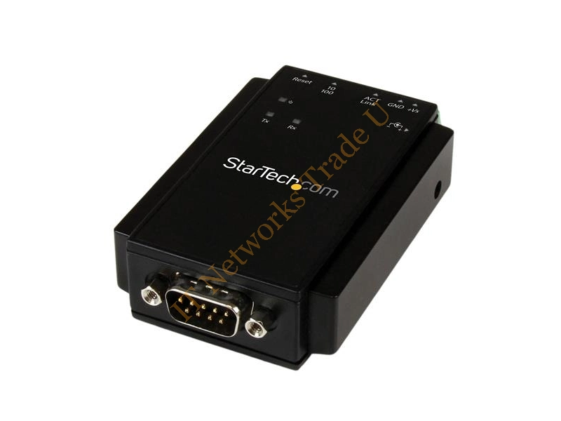 StarTech.com 1-Port Serial-to-IP Ethernet Device Server RS232 DIN Rail Mountable Accessory