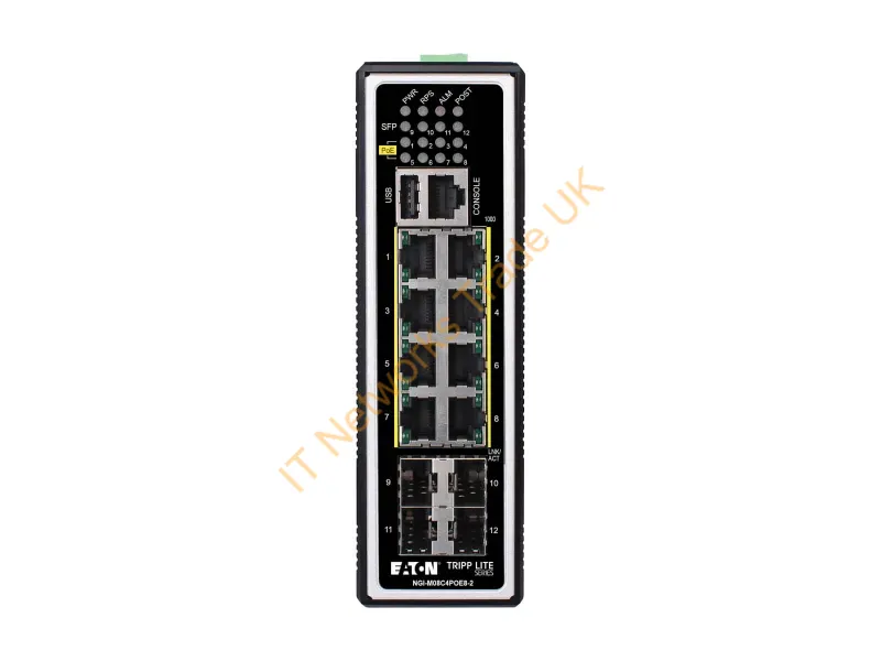 NGI-M08C4POE8-2 - Tripp Lite Ngi-M08C4Poe8-2 Network Switch Managed L2 Gigabit Ethernet (10/100/1000) Power Over Ethernet (Poe) Black