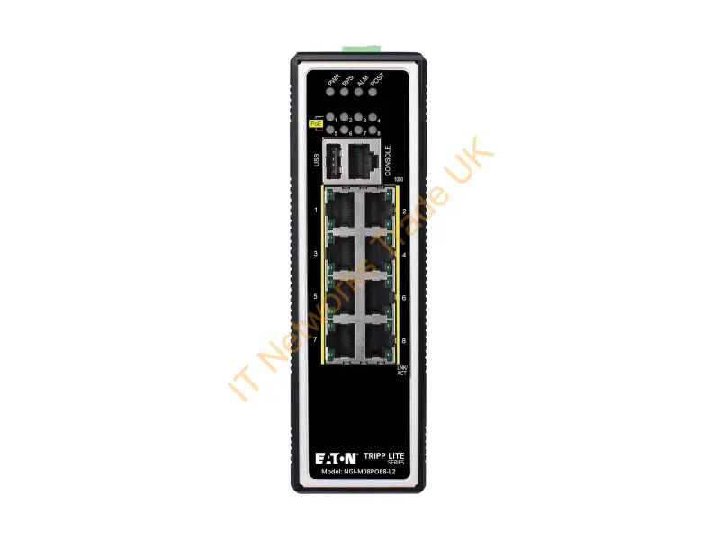 NGI-M08POE8-L2 - Tripp Lite Ngi-M08Poe8-L2 Network Switch Managed Gigabit Ethernet (10/100/1000) Power Over Ethernet (Poe) Black