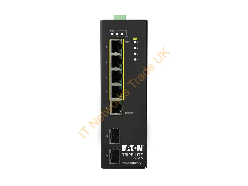 NGI-S05C2POE4 - Tripp Lite Ngi-S05C2Poe4 Network Switch Managed Gigabit Ethernet (10/100/1000) Power Over Ethernet (Poe) Black