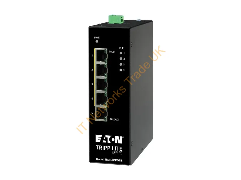 NGI-U05POE4 - Tripp Lite Ngi-U05Poe4 Network Switch Unmanaged Gigabit Ethernet (10/100/1000) Power Over Ethernet (Poe) Black