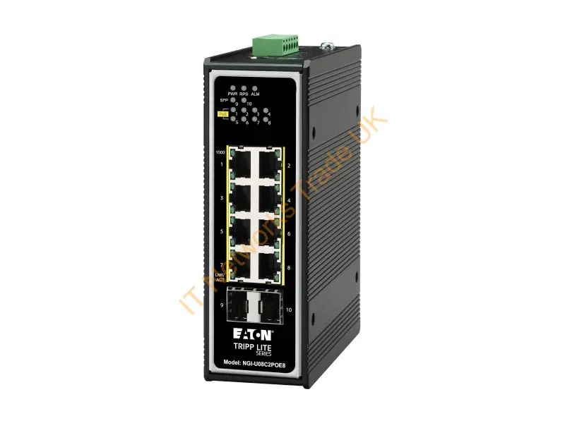 NGI-U08C2POE8 - Tripp Lite Ngi-U08C2Poe8 Network Switch Unmanaged Gigabit Ethernet (10/100/1000) Power Over Ethernet (Poe) Black