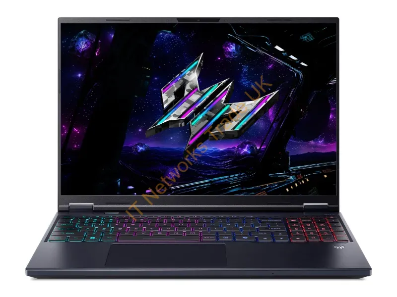 NH.QZ6AA.002 - Acer Predator Phn16-73-773D Intel Core Ultra 7 255Hx Laptop 16" Wqxga 32 Gb Ddr5-Sdram 1 Tb Ssd Nvidia Geforce Rtx 5060 Wi-Fi 6E (802.11Ax) Windows 11 Pro Black