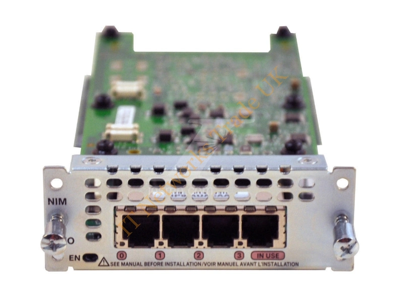 NIM-4FXO-RF Cisco Fourth-Generation Network Interface Module voice / fax module Network Module