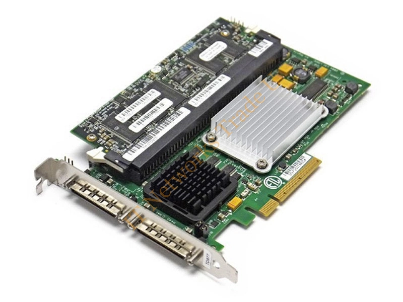 NK025 Dell PERC4 Dual Channel PCI-x Ultra-320 SCSI RAID Controller Card with Standard Bracket Storage