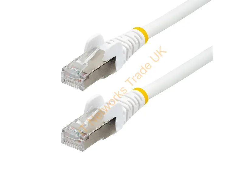 NLWH-100F-6A-PATCH - Startech.Com Nlwh-100F-6A-Patch Networking Cable White 1200.8" (30.5 M) Cat6A S/Ftp (S-Stp)