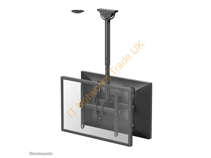 NM-C440DBLACK - Neomounts NM-C440DBLACK Dual monitor/TV mount ceiling 32-60" h 56-91 cm