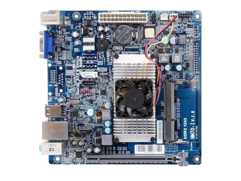 NM70I847 Biostar Nm70i 847 Intel Celeron 847 Intel Nm70 DDR3 A V GBe Mini Itx CPU On Board- Motherboard