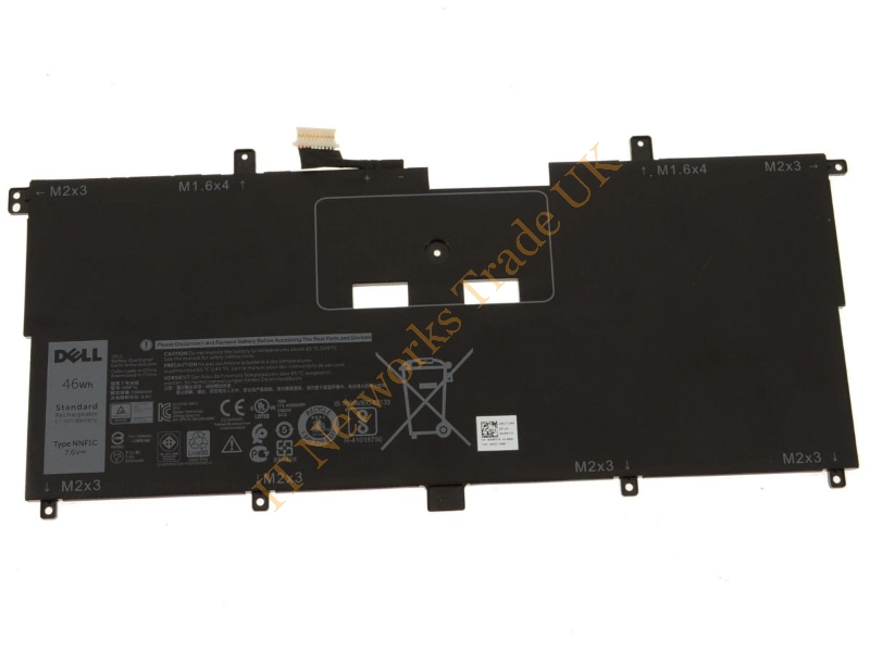 NNF1C Dell 4-Cell 46Wh 7.6V Li-Ion Battery for XPS 13 9365 Laptop Battery