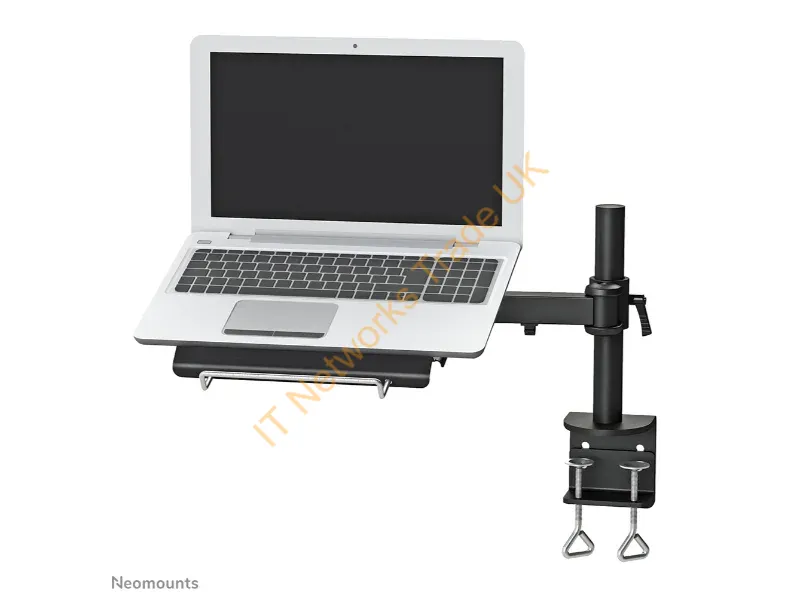 Newstar Desk Mount (clamp) for Laptop, Height Adjustable Black Accessory