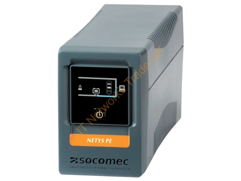 NPE-0650 - Socomec NETYS PE NPE-0650 uninterruptible power supply (UPS) Line-Interactive 0.65 kVA 360 W 4 AC outlet(s)