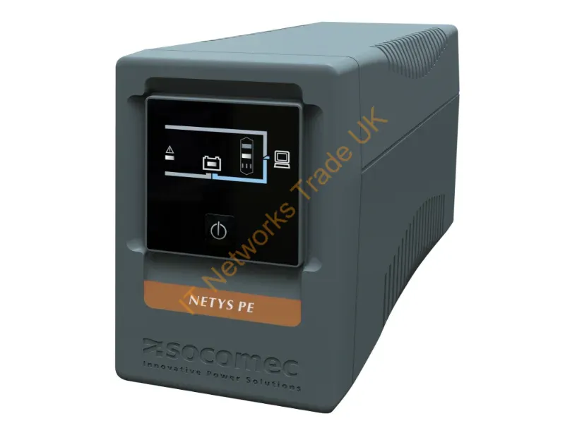 NPE-0850 - Socomec NETYS PE NPE-0850 uninterruptible power supply (UPS) Line-Interactive 0.85 kVA 480 W 4 AC outlet(s)