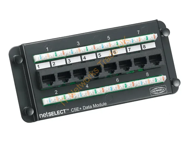 NSODM8 - Hubbell Premise Wiring Cat5E Data Module 8 Port