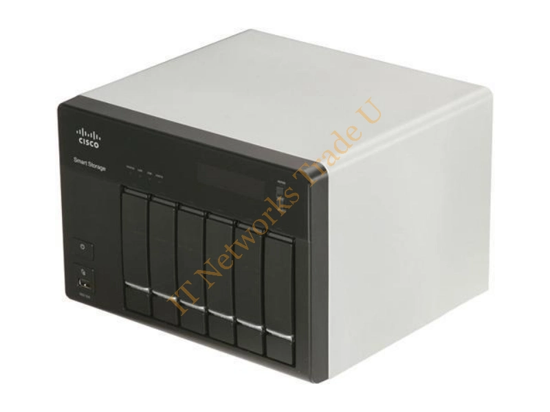 NSS326D00-K9 Cisco NSS 326 Smart Storage Network Storage Server (NAS) Intel Atom D510 1.66 GHz RJ-45 Network USB eSATA VGA