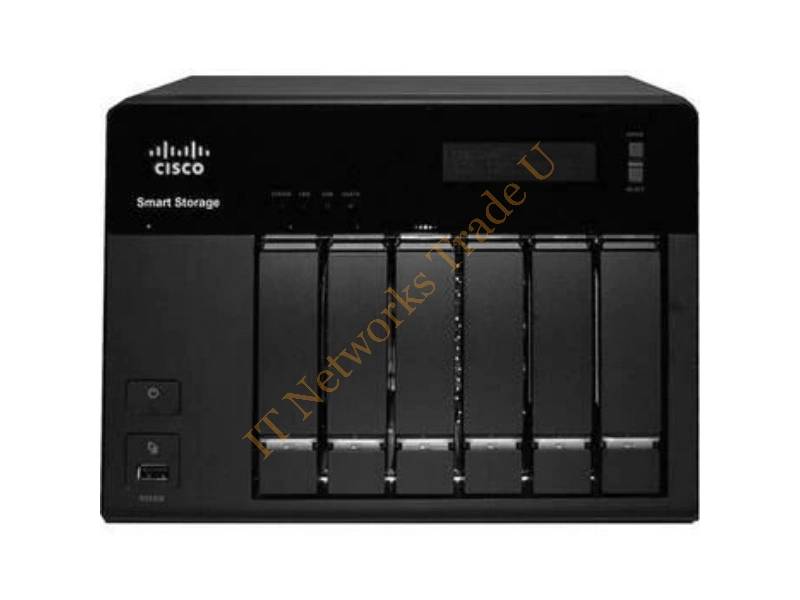 NSS326D06-K9 Cisco NSS 326 6TB (6 x 1TB) 6-Bay Network Attached Storage (NAS) Server Network Storage System
