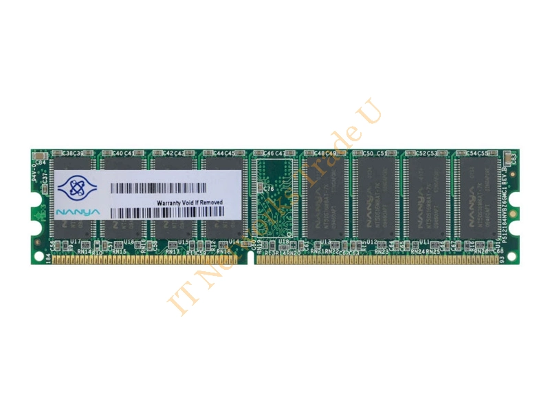 NT128D464SH4B1G-75B Nanya 128MB DDR-266MHz PC2100 non-ECC Unbuffered CL2.5 184-Pin DIMM Memory Module Desktop Memory