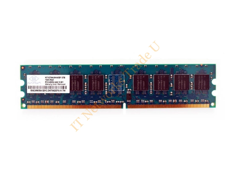 NT1GT64U8HA0BY-37B-0 Nanya 1GB DDR2-533MHz PC2-4200 non-ECC Unbuffered CL4 240-Pin DIMM Memory Module Desktop Memory