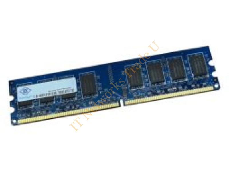 NT1GT64U8HB1BY-3C Nanya 1GB DDR2-667MHz PC2-5300 non-ECC Unbuffered CL5 240-Pin DIMM Dual Rank Memory Module Desktop Memory