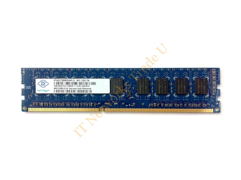 NT2GT72B8PC0BD-3C Nanya 2GB DDR2-667MHz PC2-5300 ECC Fully Buffered CL5 240-Pin DIMM Dual Rank Memory Module Server Memory