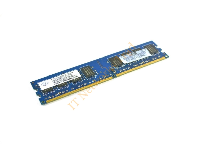 NT2GT72U8PB0JY-37B Nanya 2GB DDR2-533MHz PC2-4200 ECC Unbuffered CL4 240-Pin DIMM Dual Rank Memory Module Server Memory