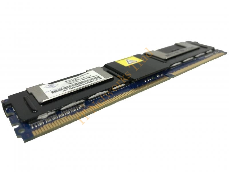 NT2GT72U8PB0JY-3C Nanya 2GB DDR2-667MHz PC2-5300 ECC Unbuffered CL5 240-Pin DIMM Dual Rank Memory Module Server Memory