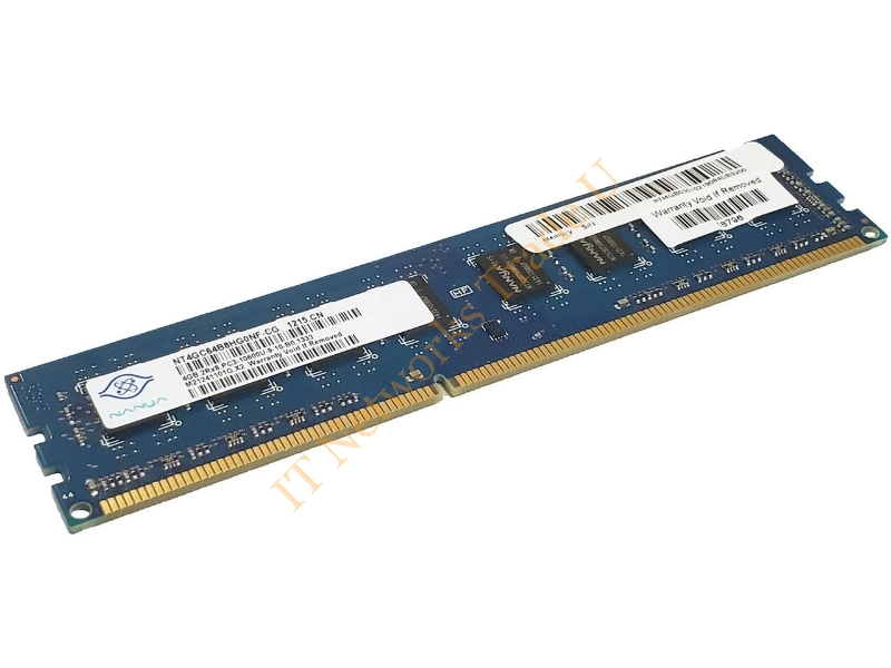 NT4GC64B8HG0NF-CG Nanya 4GB DDR3-1333MHz PC3-10600 Non-ECC Unbuffered CL9 240-Pin DIMM Dual Rank Memory Module Desktop Memory