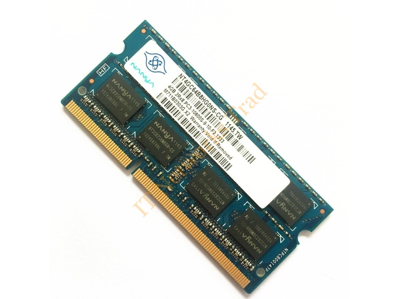NT4GC64B8HG0NS Nanya 4GB DDR3-1333MHz PC3-10600 non-ECC Unbuffered CL9 204-Pin SoDimm Dual Rank Memory Module Laptop Memory