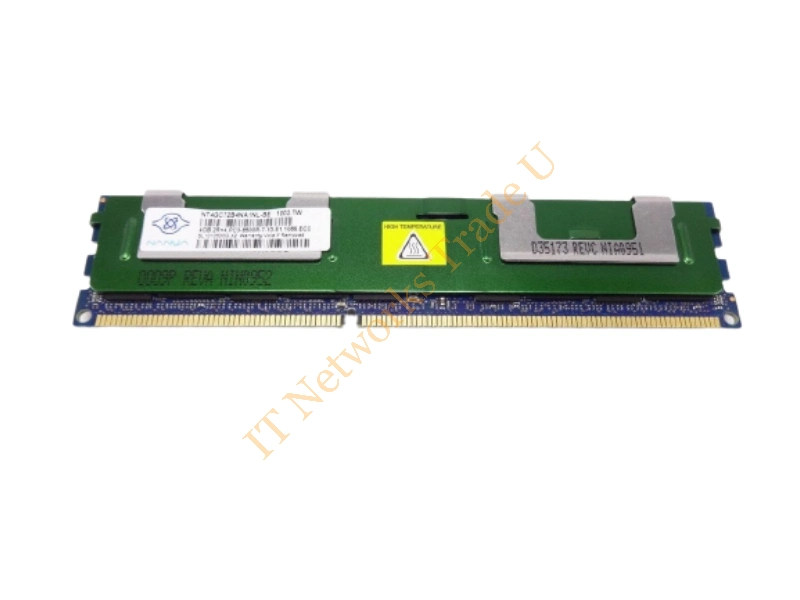 NT4GT72U4ND2BD-AC Nanya 4GB DDR2-800MHz PC2-6400 ECC Fully Buffered CL5 240-Pin DIMM Dual Rank Memory Module Server Memory