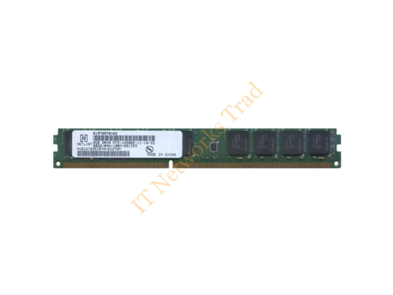 NVD1G7235107H-D10REA Netlist 8GB DDR3-1333MHz PC3-10600 ECC Unbuffered CL9 240-Pin DIMM Dual Rank Memory Module Server Memory